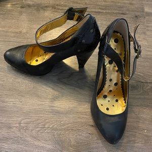 Black and Gold Not Rated Heels